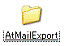 デスクトップに「AtMailExport」フォルダが作成　-　AtMailExport」フォルダをクリック