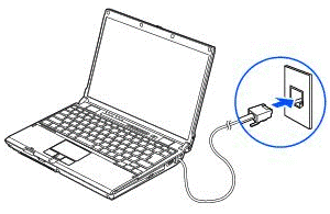 モジュラーコネクタに接続する