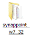 「synappoint_w7_32」フォルダー