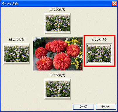 「パノラマ方向」
