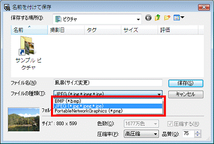 ファイルの種類