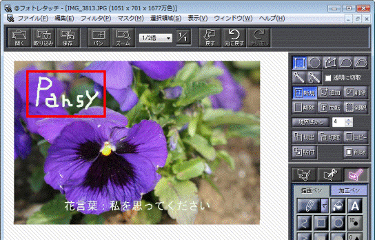 手書きで文字を入力する