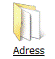 デスクトップのAdressフォルダをクリック