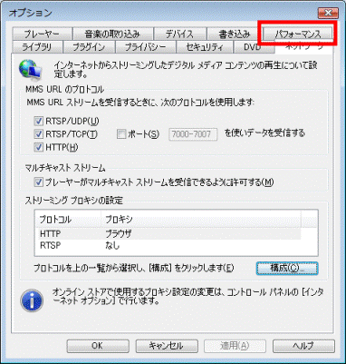 パフォーマンス