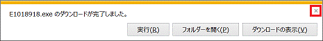 E1018918.exe のダウンロードが完了しました。