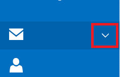 「受信トレイ」の▽をクリック