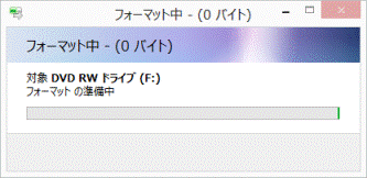 フォーマット中