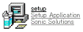 「setup」(または「setup.exe」)