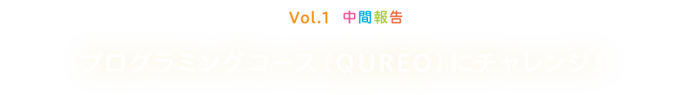 Vol.1 ���ԕ� �v���O���~���O�R�[�X�iQUREO�j�Ƀ`�������W�I