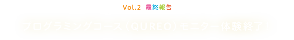 Vol.2 �ŏI�� �v���O���~���O�R�[�X�iQUREO�j�Ƀ`�������W�I