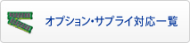 �I�v�V�����E�T�v���C�Ή��ꗗ