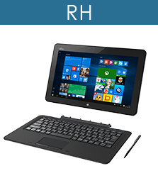 Windowsタブレット Arrows tab RH77 富士通 富士通、スタイラスペンとキーボードカバー付属の12.5型着脱式