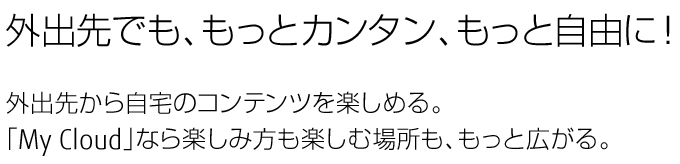 OołAƃJ^AƎRɁIOo悩玩̃Recy߂BuMy CloudvȂyݕyޏꏊAƍLB