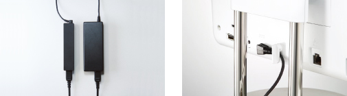 軽量・スリムなACアダプタイメージ