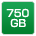 750GB
