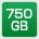 750GB