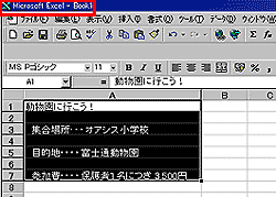 Excel�ɓ\��t�������ꍇ