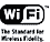 WiFiTM The Standard for Wireless Fidelityのロゴマーク