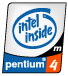 インテル　ペンティアム4のロゴ