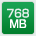 768MB