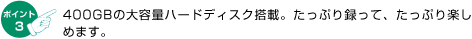 |Cg3 400GB̑eʃn[hfBXNځBՂ^āAՂy߂܂B