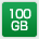 100GB