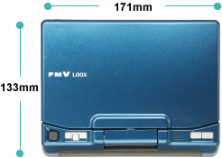 LOOX U50X/V、LOOX U50XNの寸法