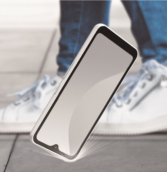 画面割れに強い