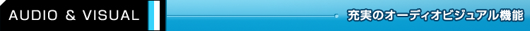 yAUDIO & VISUALz [̃I[fBIrWA@\