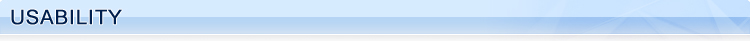 USABILITY