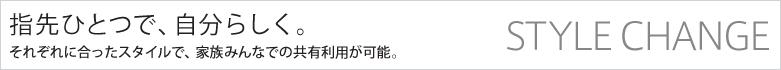 ySTYLE CHANGEz wЂƂŁA炵BꂼɍX^CŁAƑ݂Ȃł̋Lp\B