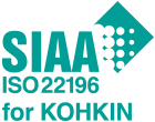 SIAA ISO022196 for KOHKIN