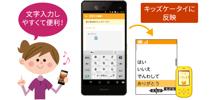 文字入力しやすくて便利！