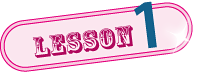 LESSON 1