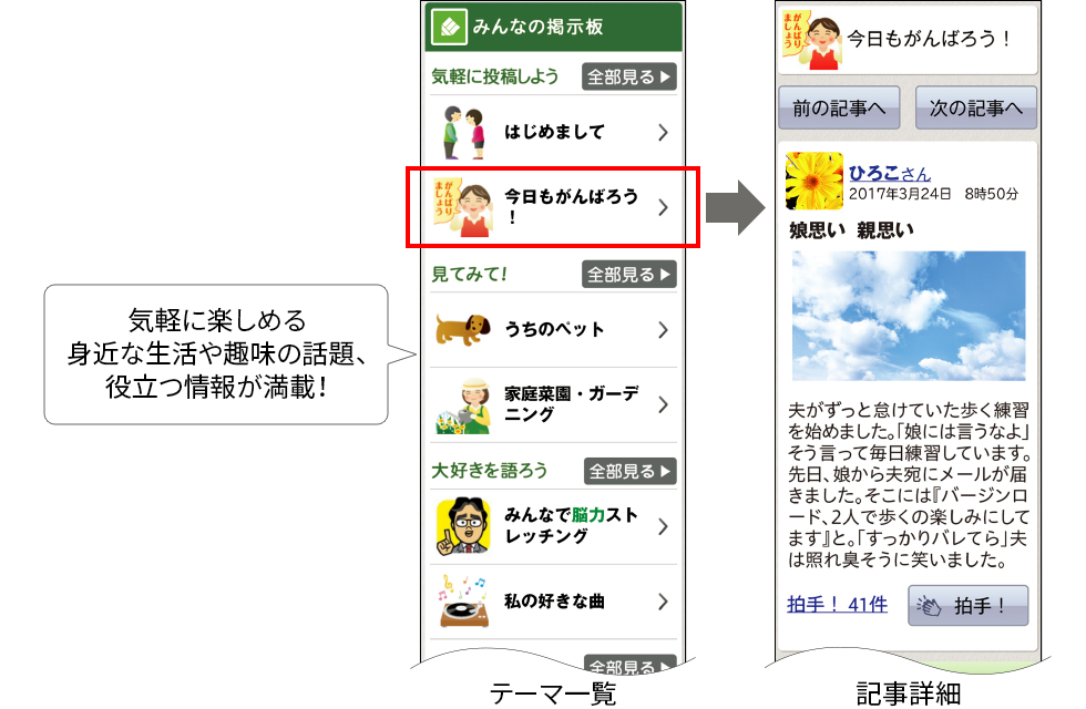 気軽に楽しめる身近な生活や趣味の話題、役立つ情報が満載！