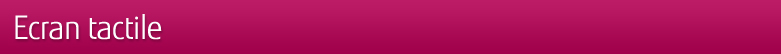 Ecran tactile