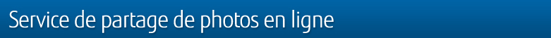 Service de partage de photos en ligne