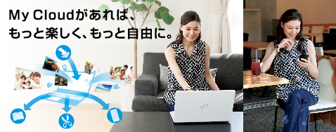 My Cloud������΁A�����Ɗy�����A�����Ǝ��R�ɁB