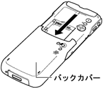 �o�b�N�J�o�[�̎��O��