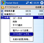 �t�@�C�����r�[������