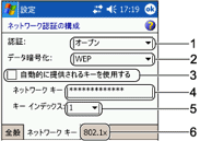 �u�l�b�g���[�N�L�[�v�^�u���