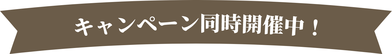 キャンペーン同時開催中