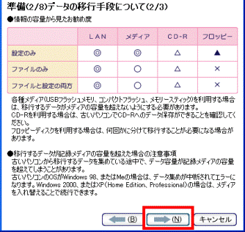 準備(2/8)データ移行の手段について(2/3)