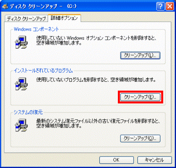 詳細オプションタブ
