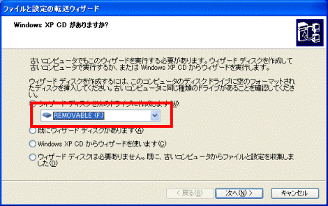 メディアの選択