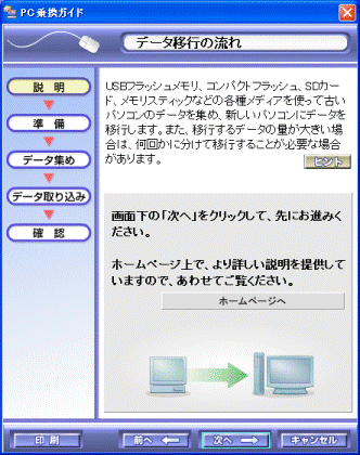 データ移行の流れ
