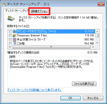 詳細オプション