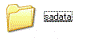 「sadata」フォルダ