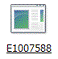 デスクトップに「E1007588」、または、「E1007588.exe」アイコンが作成されたことを確認