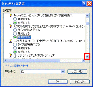 スクリプトを実行しても安全だとマークされていない ActiveX コントロールの初期化とスクリプトの実行